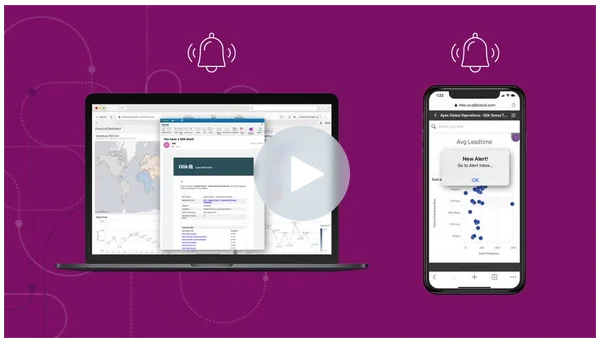 Clique para reproduzir o vídeo "Alertas inteligentes do Qlik Sense®" via Vidyard.